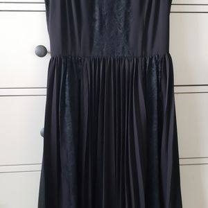 Pleated Blac Dress from Banana Republic